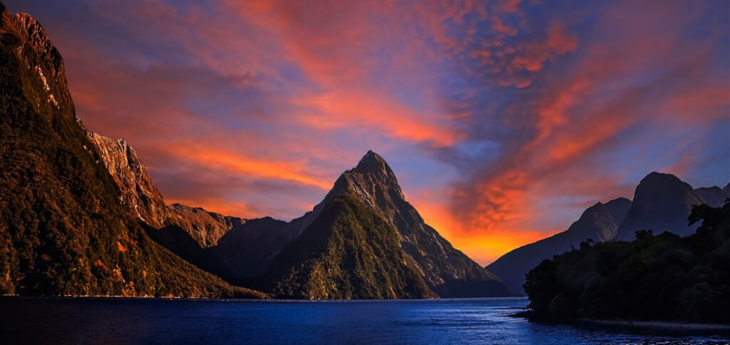Milford Sound at dawn