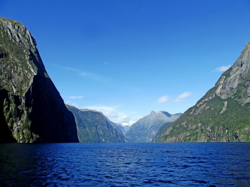 Mountains meet water - Milford Sound, New Zealand